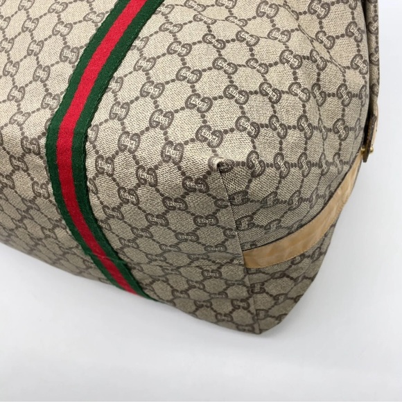 Authentic Gucci PLUS Large Tote Bag PVC Sherry Line GUCCI PLUS GUC - Picture 9 of 16